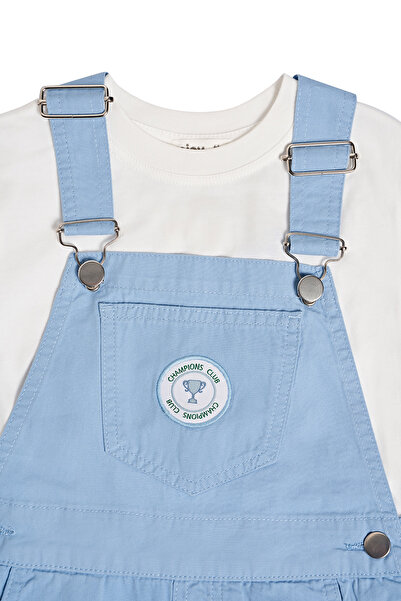 Miny Center Erkek Çocuk Tshırt Şort Salopet Takım