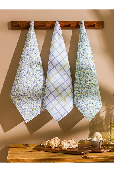 LC Waikiki Lcw Printed Drying Cloth 3 Pack 40X50 cm
