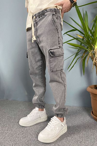 Alışveriş Sokağı Relaxed Fit Jeans with Cargo Pockets