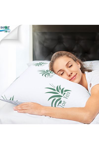 Home Still Set 2 perne memory Aloe Vera Micro 40x70 cm