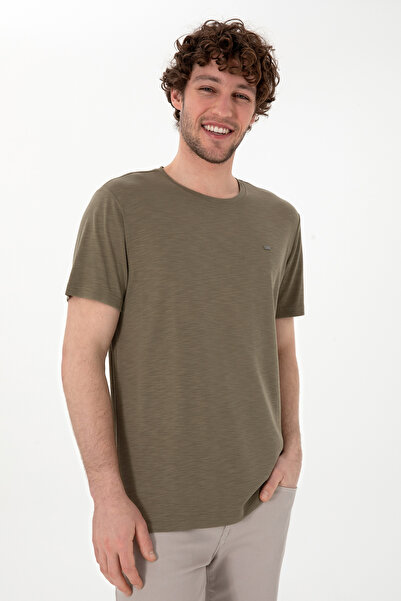 U.S. Polo Assn. Ανδρικό μπλουζάκι Regular Fit Crew Neck Modal Mink Basic 50298033-VR052