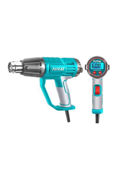 TOTAL 2000W Hair Dryer with 4 Accessories, Digital Screen, Speeds