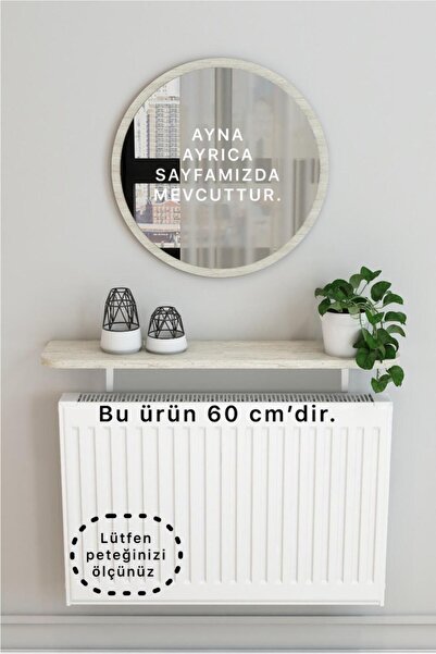 TALAŞTOZUM TRAVERTEN 60 CM OVAL PETEK ÜSTÜ UÇAN RAF DRESUAR