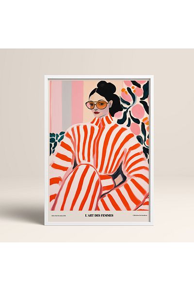 HOMEPACK Single Wooden Framed Painting One Piece Poster Painting Tk/1309