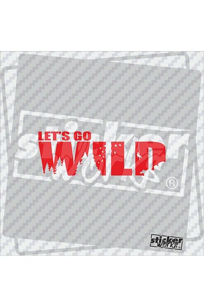Sticker Works Αυτοκόλλητο Lets Go Wild