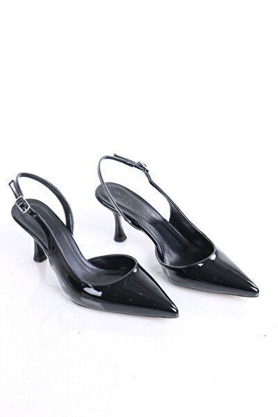 sefayol Sarah Black Patent Leather High Heels