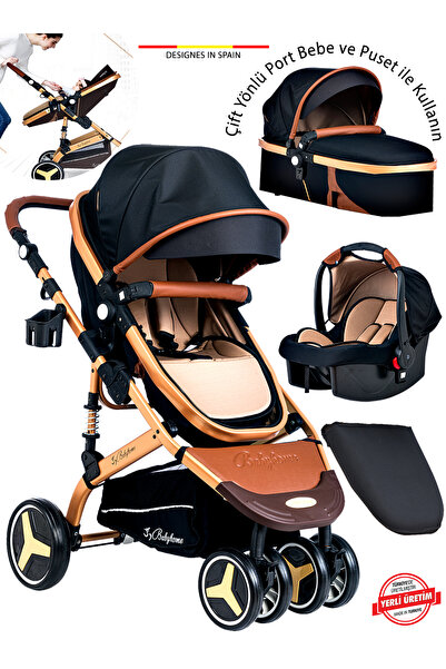 Bh-945 Paris Amortisörlü Travel Sistem Bebek Arabası