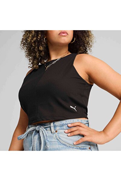 Puma WARDROBE ESS Ribbed Crop Top