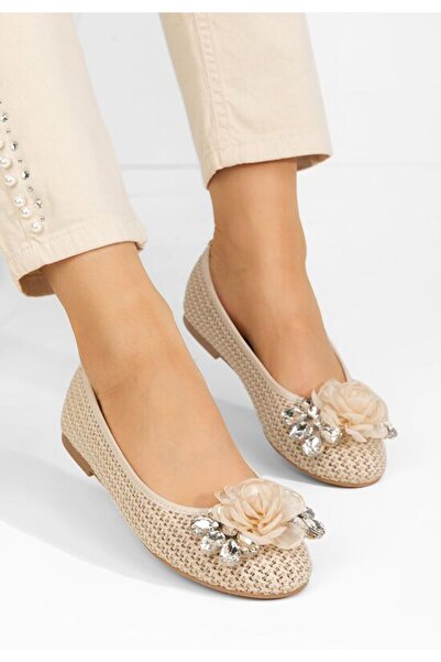 B T Shoes Balerini eleganti Sidney bej