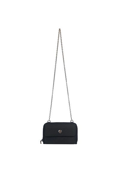U.S. Polo Assn. Μαύρη-Μαύρη Γυναικεία Τσάντα Messenger Us24724