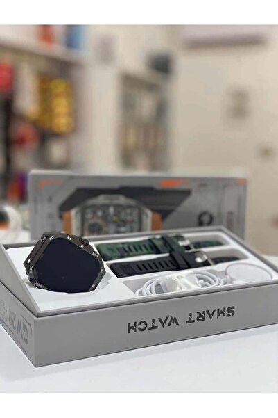 KALOBEE Nom Tekno / Gw20 Akıllı Saat 15 Gün Şarj Süresi (ÇİFT KORDONLU)