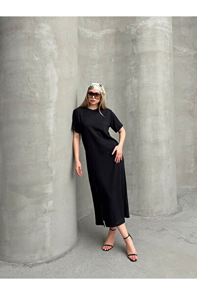 AFROGİYİM Women's Relaxed Fit Kimono Dress