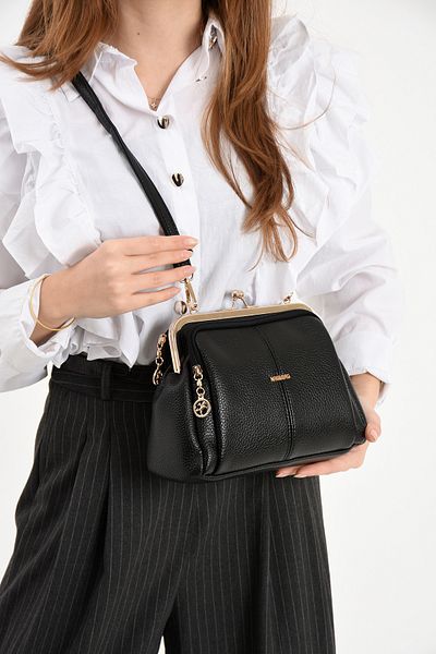 Nas Bag Geantă pentru femei cu agrafă pentru bursă (lățime: 21 x lungime: 16)