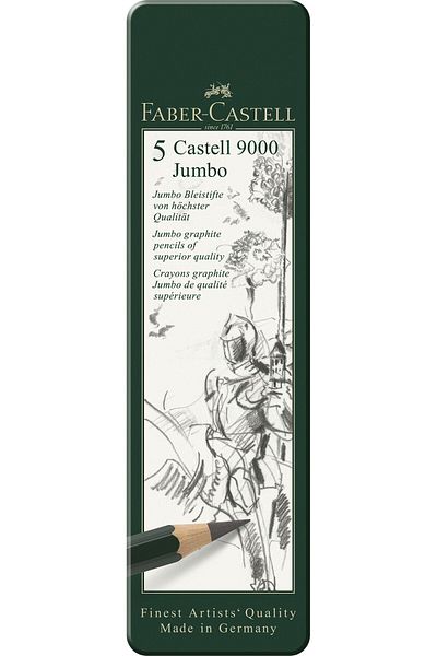 Faber Castell Set 5 Pcs Graphite Pencil Castell Jumbo Faber-Castell