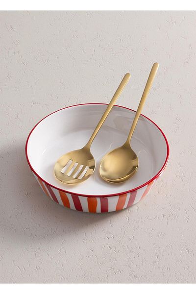 The Mia Gold 2 Piece Giallo Service Set