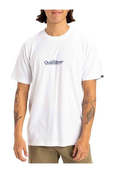 Quiksilver Ανδρικό μπλουζάκι Quicksilver White Fineline SS Eqyzt08062-908