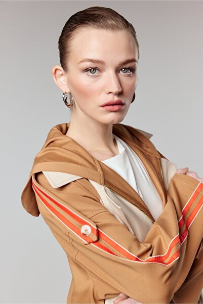 Berr-ın İÇİ ÖRMELİ UZUN TRENÇKOT