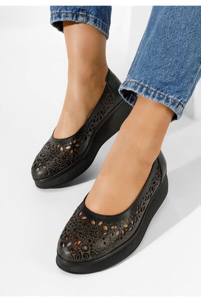 B T Shoes Pantofi casual cu platformă Ulna negri