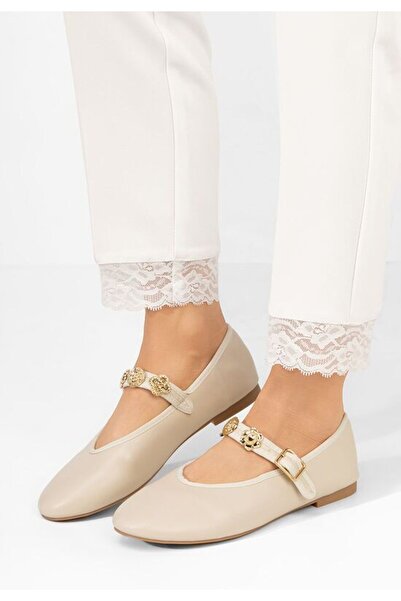 B T Shoes Balerini dama Christena bej