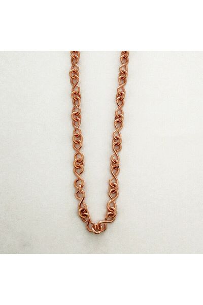 mba handmade jewelry Handmade Pure Copper Chain 70 cm