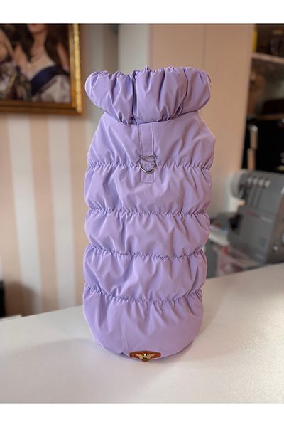 For a Fur Lilac Purple Dog Inflatable Pouf Vest