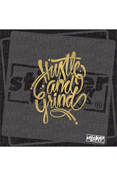 Sticker Works ملصق طحن Hustle Gang