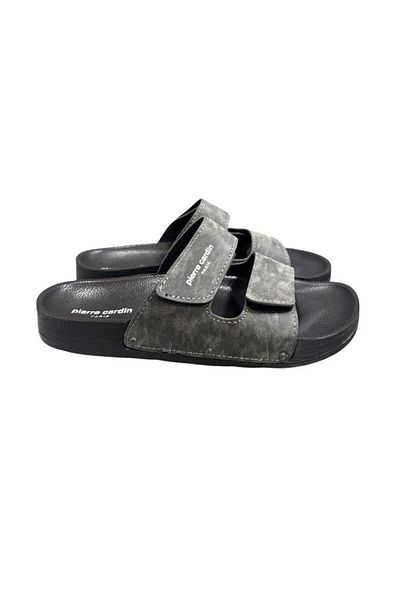 Pierre Cardin Double Banded Velcro Anatomical Sole Men's Slippers