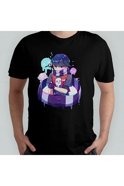 Pixxa Unisex 100% Cotton Brawl Stars Edgar T-Shirt Model 2