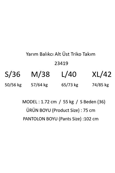 Irmak Kerekli Women's Ecru Half Fisherman Bottom Top Knitwear Set 23419