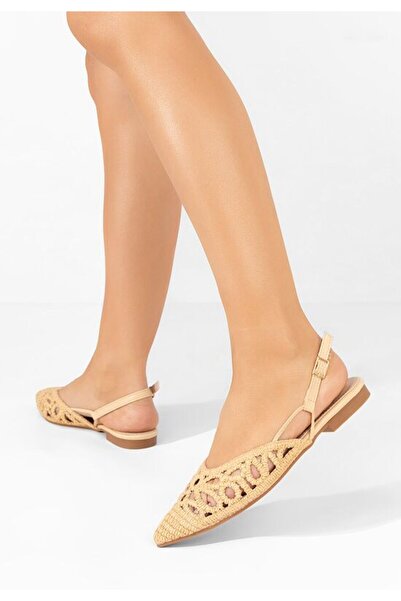 B T Shoes Balerini dama Sharie bej