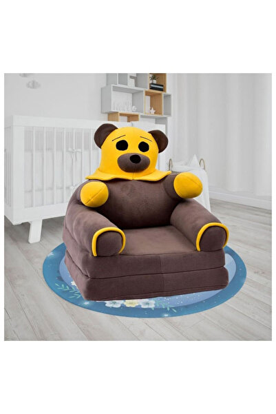 Teknor Ayıcık, Panda Sünger Çocuk Koltuğu - Katlanabilir Gri - Sarı