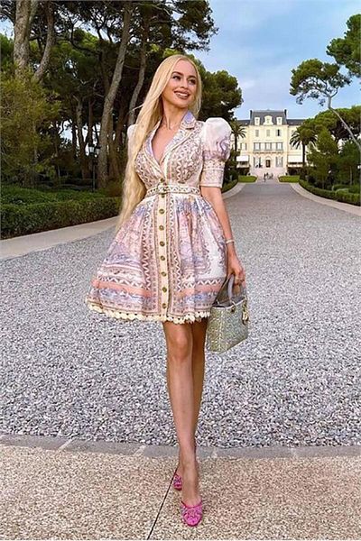 dipmoda Dipmoda Women Linen Model Dress Dpemp2471