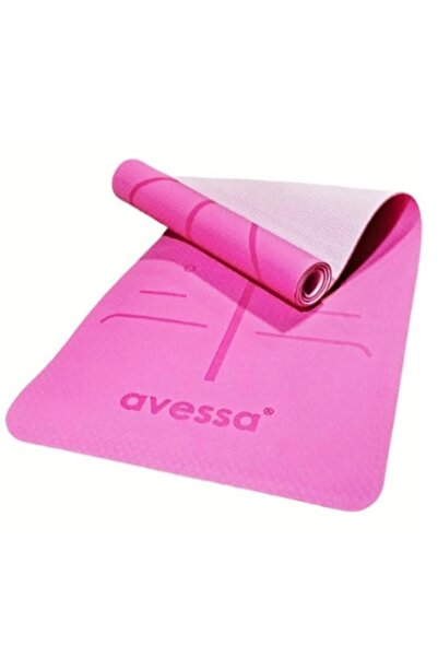 AVESSA Tpe-40 Çift Renk Tpe Pilates Minderi Pembe