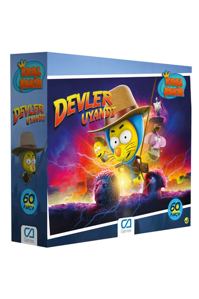 CA Games Kral Şakir Lisanslı 60 Parça 34x24cm Çocuk Puzzle Yapboz Serisi