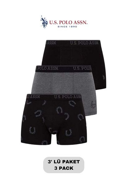 U.S. Polo Assn. Male, Licensed, Uspa, 3 Boxer Set (Boxed)