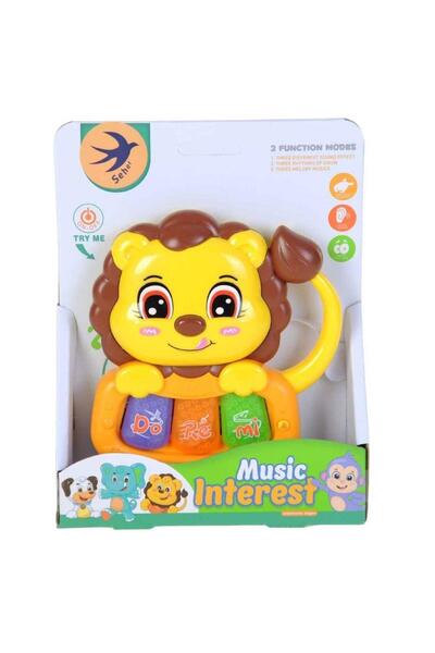 Genel Markalar Pilli Sevimli Küçük Aslan Piyano