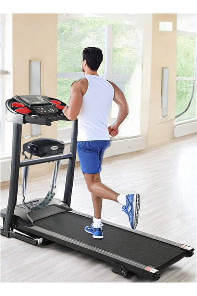Fitness World جهاز المشي الكهربائي يتحمل حتى 100 كجم، محرك بقوة 1 حصان