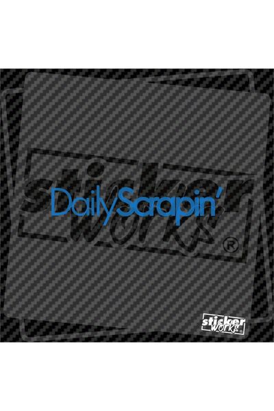 Sticker Works Autocolant Daily Scrapin pentru parbriz