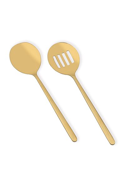 The Mia Gold 2 Piece Giallo Service Set