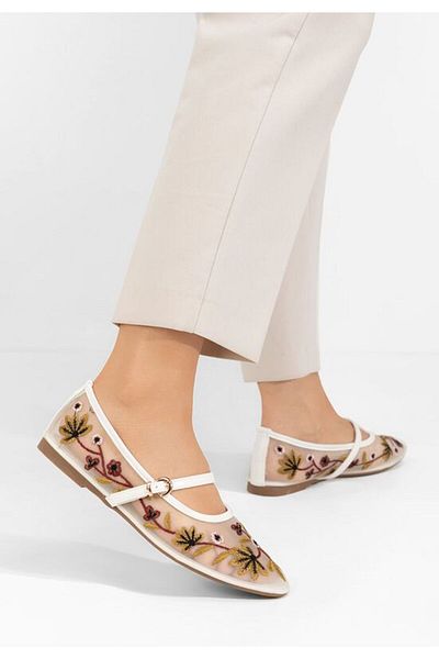 B T Shoes Balerini dama Christinia albi