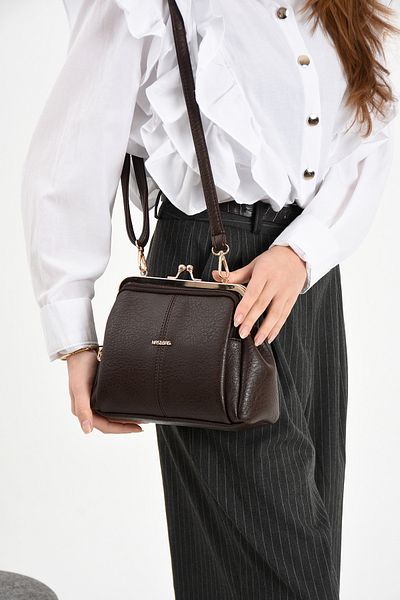 Nas Bag Дамска чанта Scholarship с щипка (Ширина: 21 x Дължина: 16)