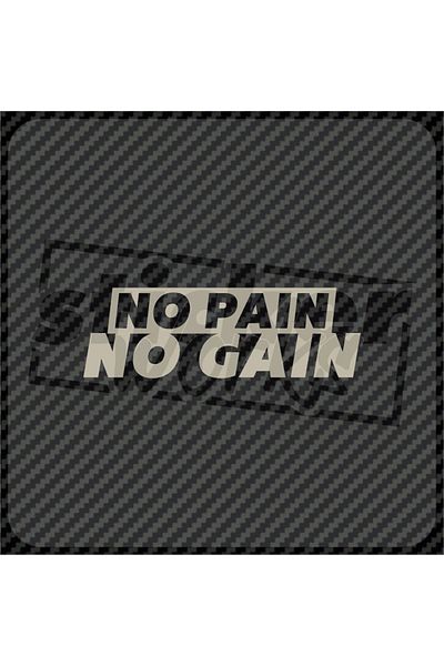 Sticker Works Αυτοκόλλητο Ολόγραμμα No Pain No Gain