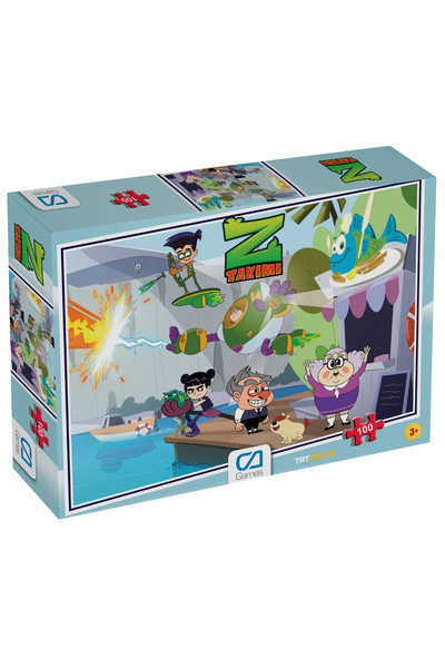 CA Games Z-Takımı Lisanslı 100 Parça 34x24cm Çocuk Puzzle Yapboz Serisi