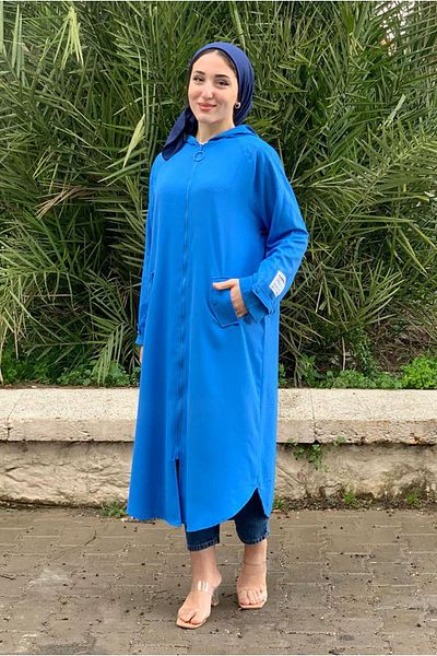 Moda Rosa 25Y5263 - Blue - Jacquard Cap with Epaulette on Sleeve