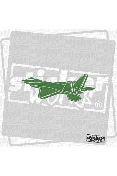 Sticker Works Autocolant cu hologramă Milli Muharip Airplane Kaan