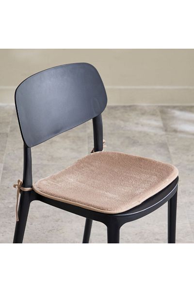 Home Box مجموعة وسائد كرسي أساسية من إسفنج الذاكرة، مكونة من 4 قطع - 38×43 سم