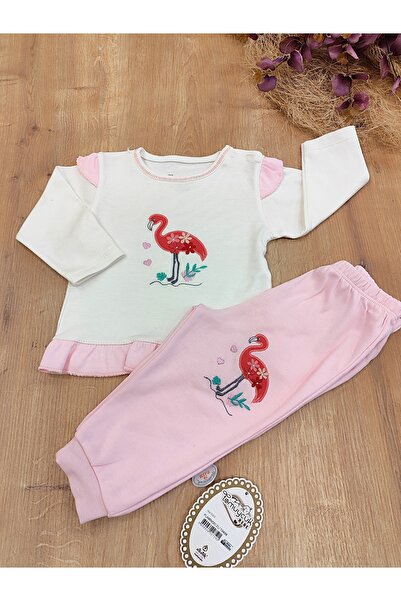 Tomuycuk Embroidered Baby Girl Bottom Top Set - 100% Cotton & Pink Baby Set -...