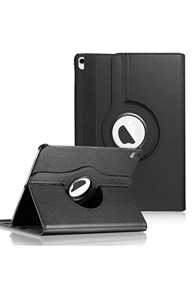 Microsonic Apple iPad 11.Nesil 2025 Kılıf (A3354-A3355) 360 Rotating Stand Deri Siyah