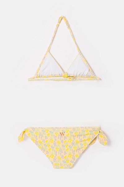 Woody 2-8 Years Old Girl Upf50+ Protection Bikini-Yac - 962-Lavender Printed Yellow
