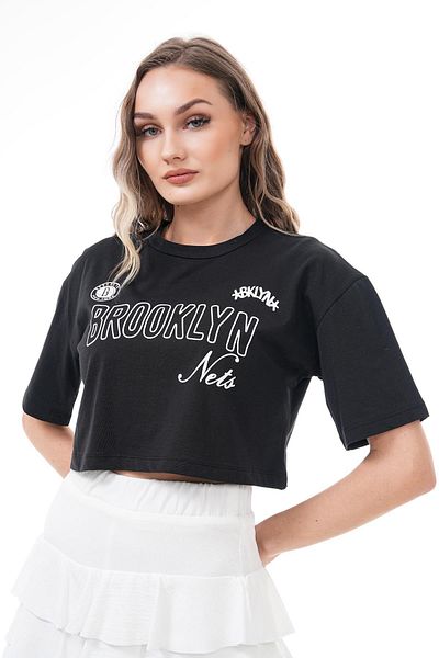 ŞİMAL Women's Printed Crew Neck Casual T-Shirt 250183   -